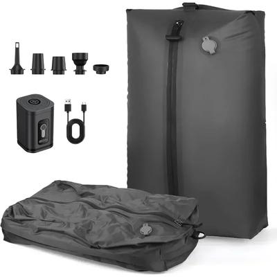 17L Vacuum Compression Bag With Air Pump Reusable Travel Storage Bag Outdoor Compression Backpack Luggage Bag