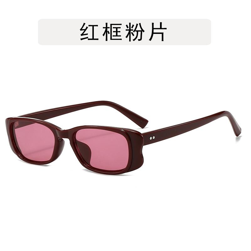 European American Style Woman Sun Glasses Rectangle Shape Anti-glare Sunglasses Men Driving Travelling Sunglasses