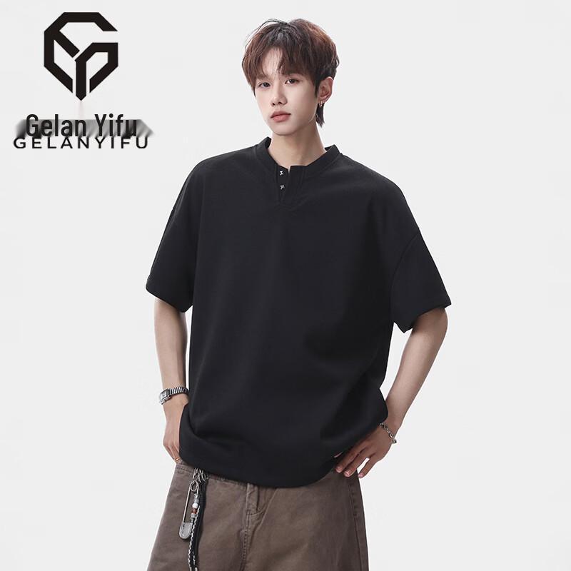 GELANYIFU Men s Summer Loose Fit Ice Silk Short Sleeve T-Shirt 5XL