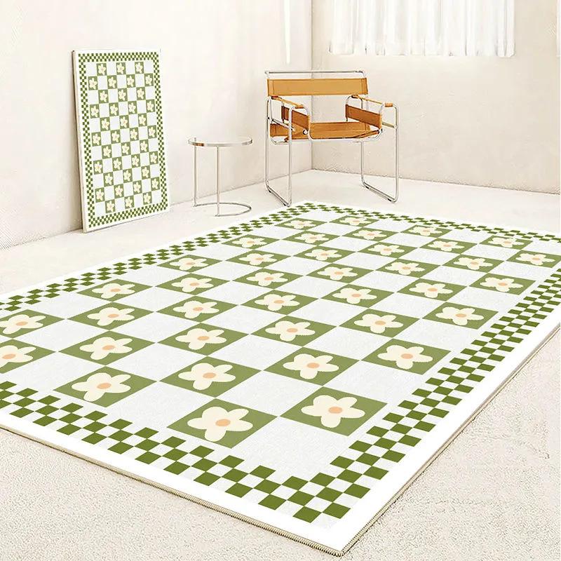 

Soft cashmere imitation living room carpet thick and cozy for bedroom sofa coffee table simple home decor 80x120cm