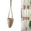 Handmade Plant Hanger Hanging Baskets Hanging Plant Container with Long Handle Suitable for Indoor Plant and Home Decors