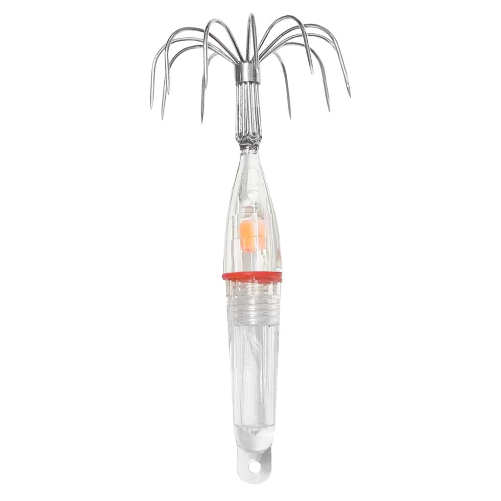 Luminous Fishing Hooks Squid Jig Hooks Waterproof LED Light To Lure Fish Multi-hooks Tackle Fishing Accessories 1/3/5pcs