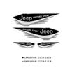 4Pcs Car Sticker Styling Metal 3D Logo Badge Decal Sticker For Jeep Grand Cherokee Wrangler Gladiator Compass Renegade Wagoneer ALM1