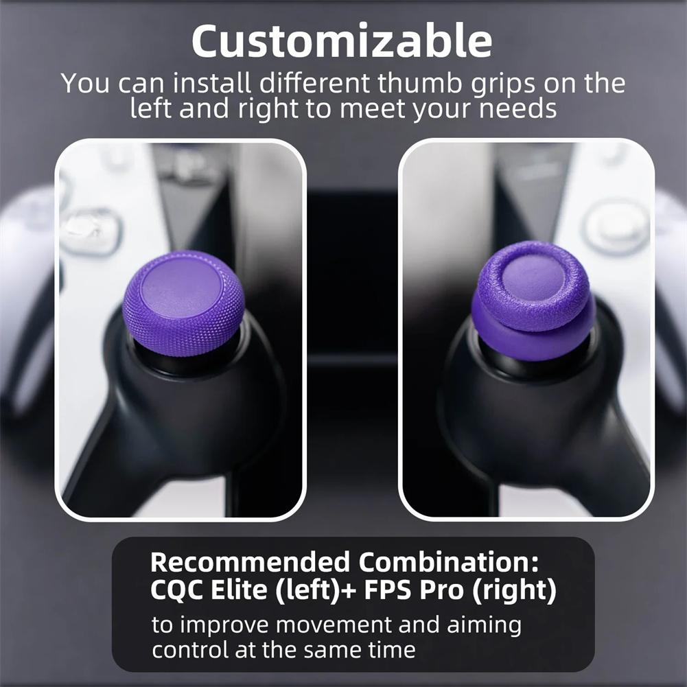 6 Pièces Adhésifs Antidérapants pour Joystick Thumb Stick Grip Caps Couvercle de Joystick pour Manette de Jeu Compatible Pour Manette PS Portal