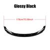 For BMW F10 M5 2012-2016 Carbon Look Glossy Black Front Bumper Lip Spoiler Splitter Lower Air Vent Corner Side Splitter Cover
