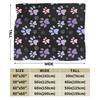 Dog Paw Print and Bone Flannel Blankets Autumn Warm Soft Throw Blanket for Children Bedroom Funny Bedspread Sofa Bed Cover
