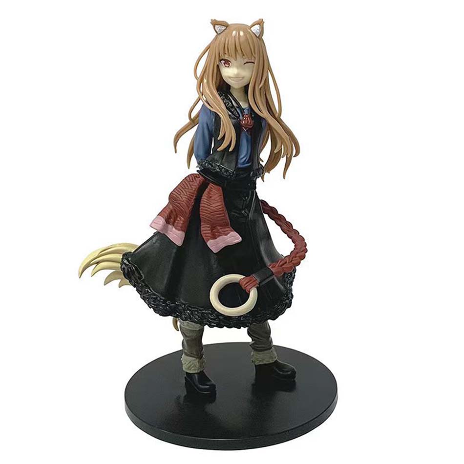 17CM Anime Holo Figure Ookami to Koushinryou Merchant Meets the Wise Wolf Stand Model Toy Gift Collection Aciton Figure PVC