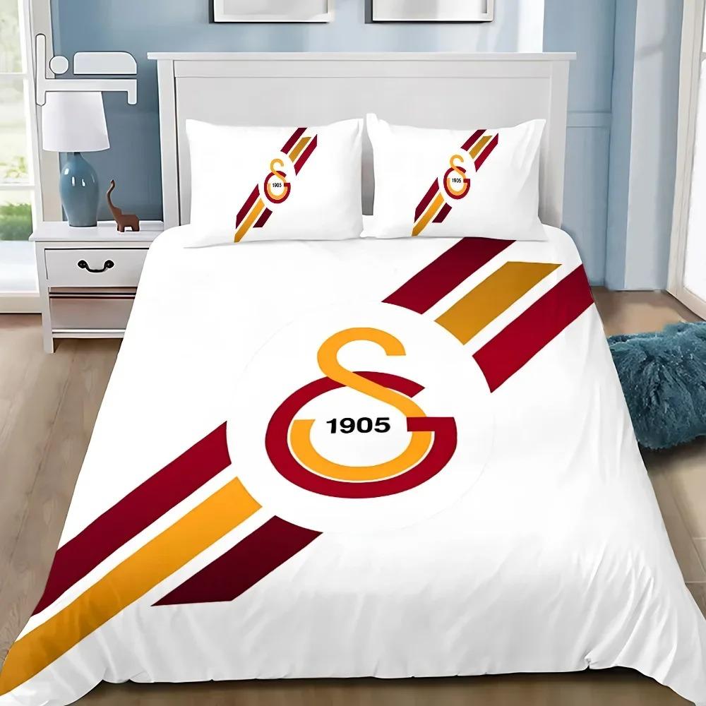 Fotbalový klub G-Galatasarays Povlečení Měkký přehoz s 1/2 povlaky na polštář Pro děti Dospělé Mikrovlákno Potah na přikrývku