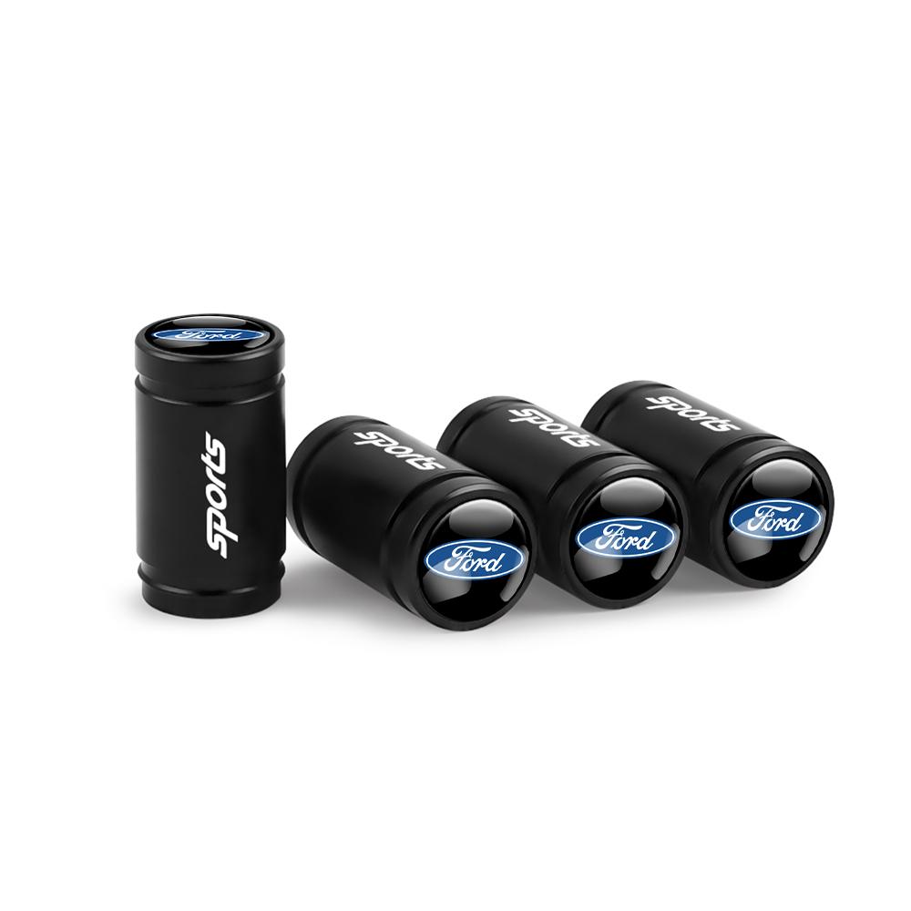 4Pcs Car Wheel Tire Valve Cap Tyre Rim Stem Cover Truck Accessory For Ford Ranger Focus Kuga Mustang S-MAX Mondeo Fusion Fiest knsh65