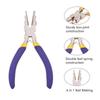 6-in-1 Carbon Steel Round Nose Jewelry Pliers Bail Making Pliers DIY Hand Tool Metal Lobster Buckle Earring Hooks Six-section
