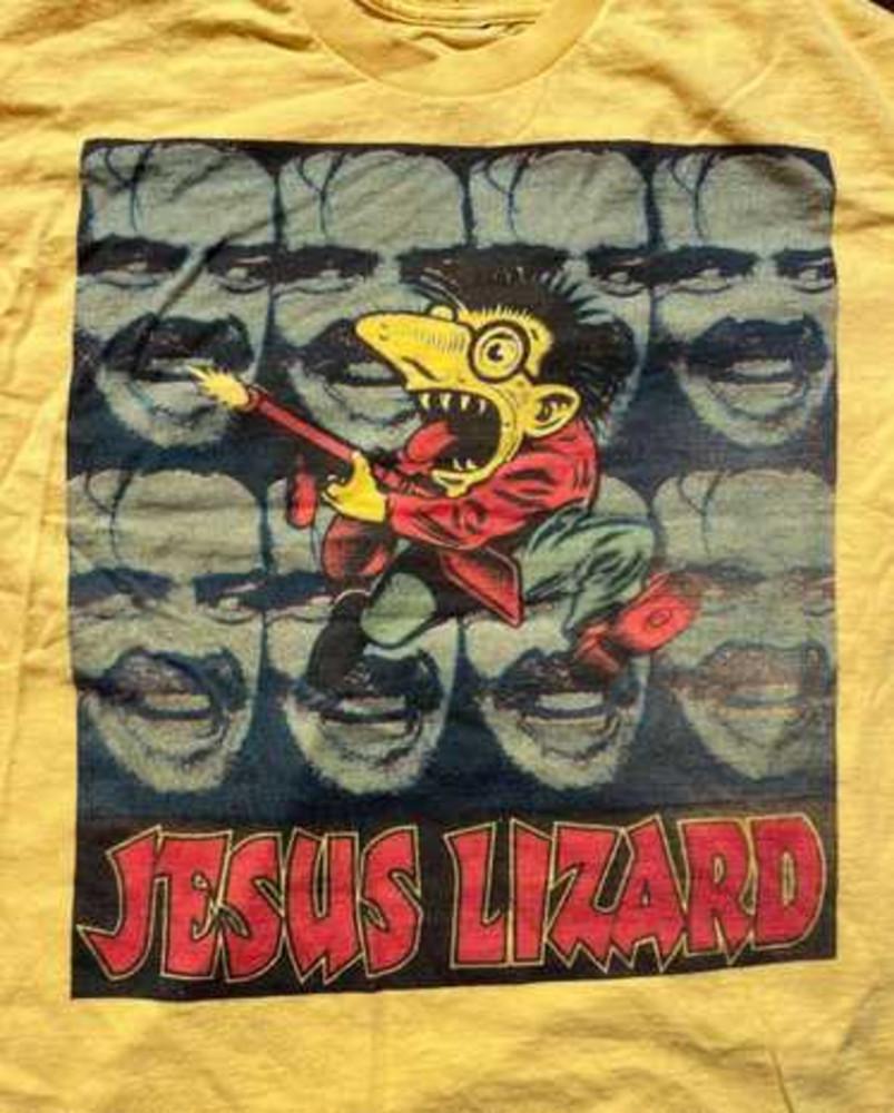 Винтажная Хлопковая Футболка Группы The Jesus Lizard Унисекс Концертная S - 5XL BO112 Унисекс Футболка XXXXL