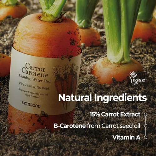 Carrot Carotene Calming Water Pad 250g/60 pieces