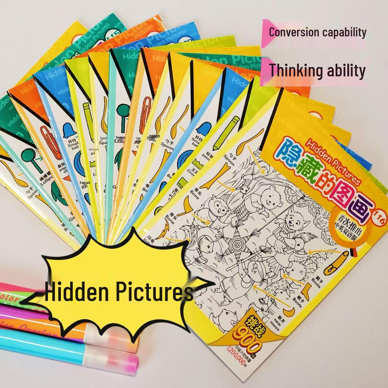 Hidden Pictures: Children s Educational Seek-and-Find Game and Coloring Book