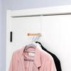 1PCS Portable Travel Door Hooks Wooden Hook Organizer Rack for Coat Hats Robes Foldable Clothes Hanger for Laundry Room Bathroom