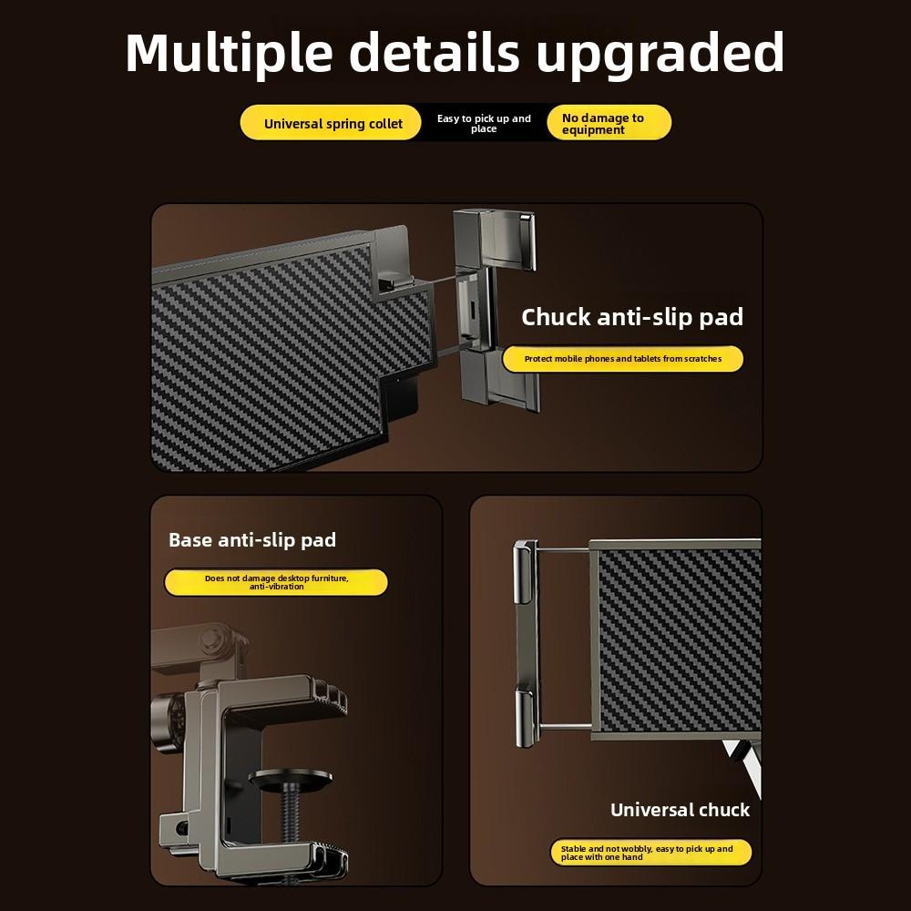 Verstellbarer Tablet-Ständer Faulenzer-Halterung für 5-12 Zoll Telefon iPad Pro Mini für Xiaomi
