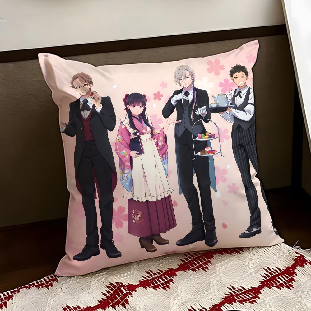 Anime My HHappy MMarriage Cushion Cover Reversible Soft Durable Pillow Cover Home Car MultiScene Use for Daily Comfort