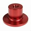 10Millimeter Threaded Handle Knob Anodized Smooth Aluminum M10 Hole Red