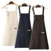Fashion Waterproof Kitchen Aprons Anti Dirty Multipurpose Cooking Aprons Simple Working Clothes Beauty Nails Studios Uniform