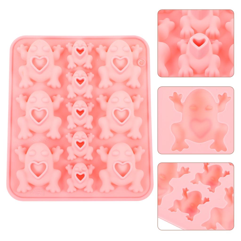 11PCS Frog Cake Mold Silicone Chocolate Molds Baking Candy Pastry Gel Lovely Shape Set Kitchen Bar Baking Tools