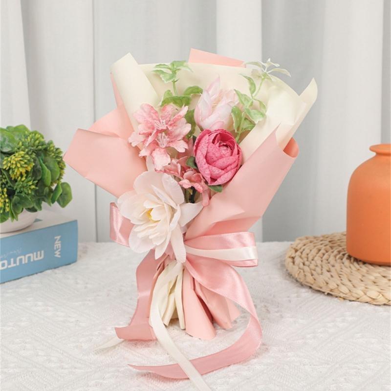 Essential Artificial Bouquet Vintage Wedding Bridesmaid Holding Flower