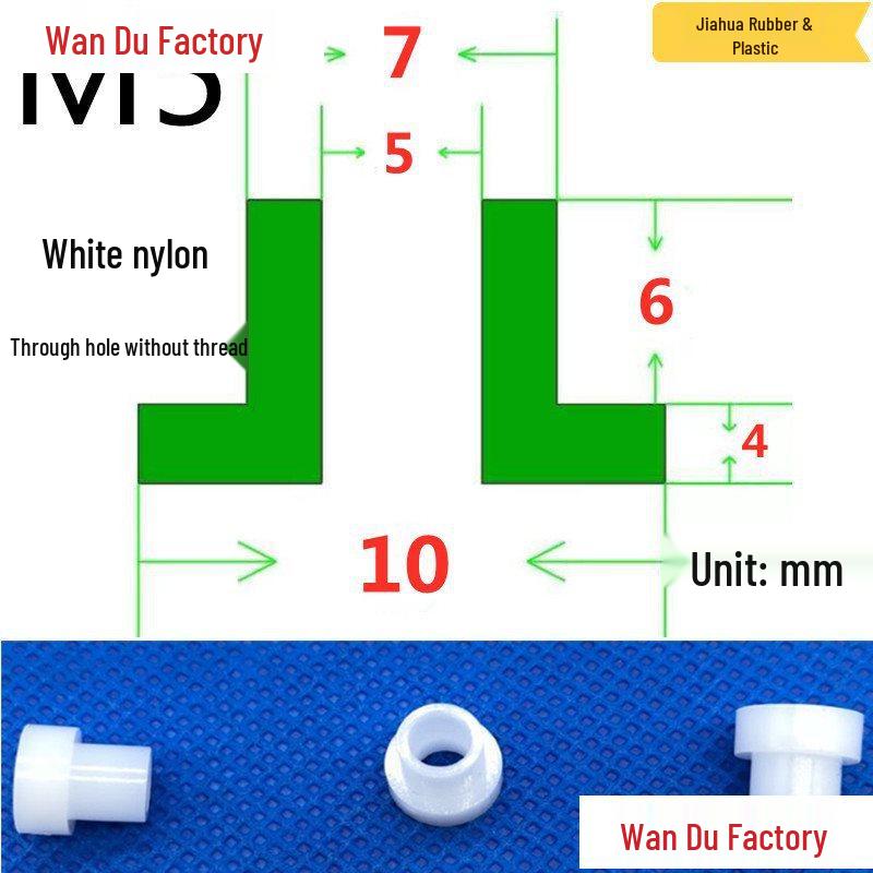 T-Shaped Nylon Insulating Bushing Spacer for M3-M35 Threads
