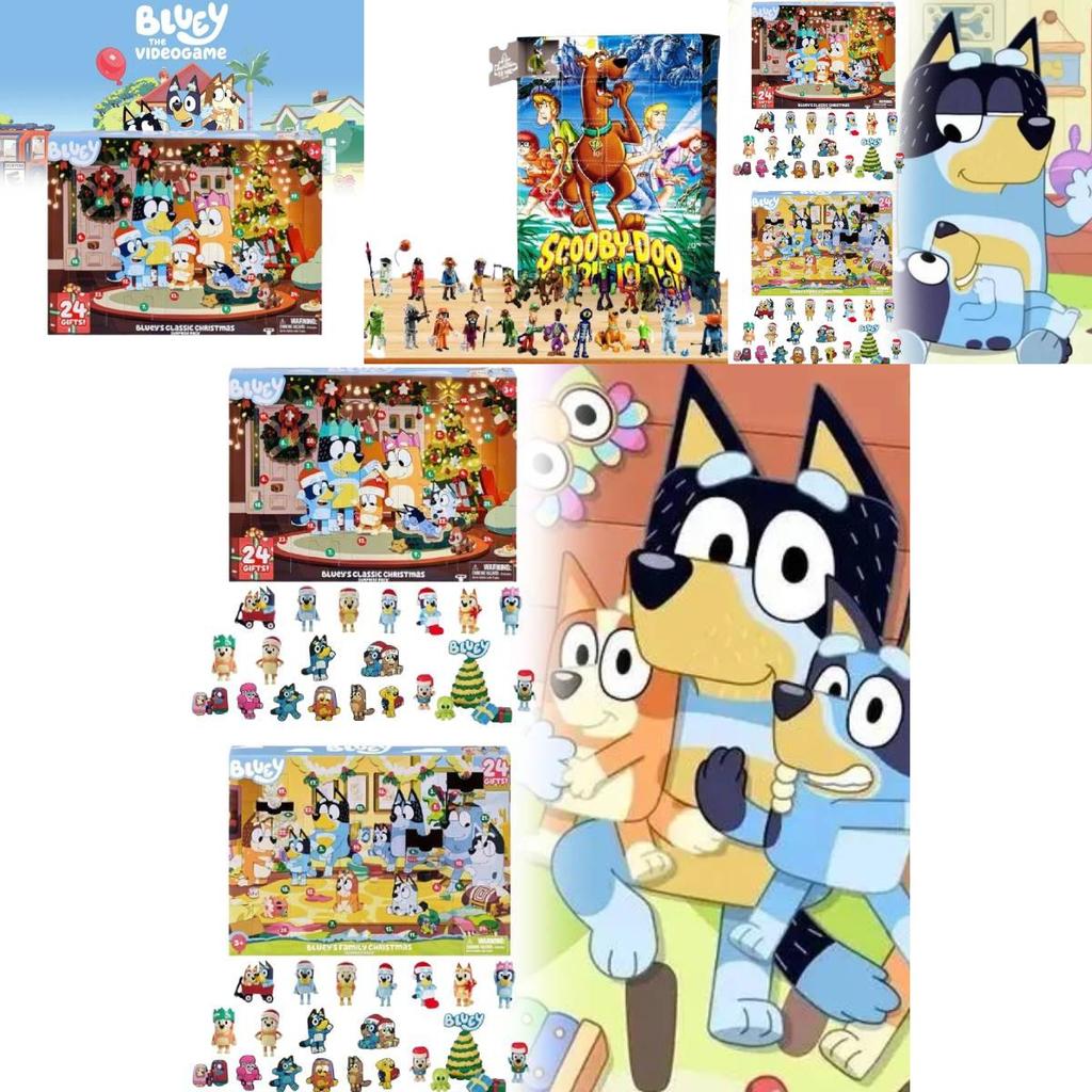 2024 Christmas Themed Blind Box Advent Calendar Fun Pvc Toy Set For All Ages