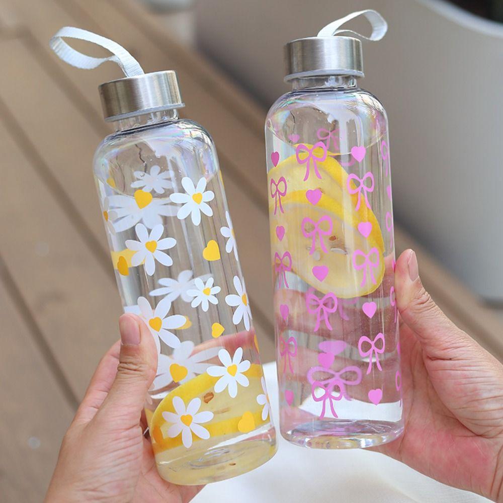 Large Capacity Water Bottle Plastic Tea Coffee Cup Portable Sport Bottle for Kitchen Tools