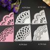 4Pcs Corner Lace Cut DIY Scrapbooking Paper Craft Embossing Knife Mould Blade Punch Die