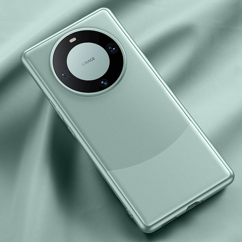 Applicable to Huawei Mate11pro mobile phone case 11 new plain leather protective case 11pro all-inclusive m11 anti-drop and anti-skid.