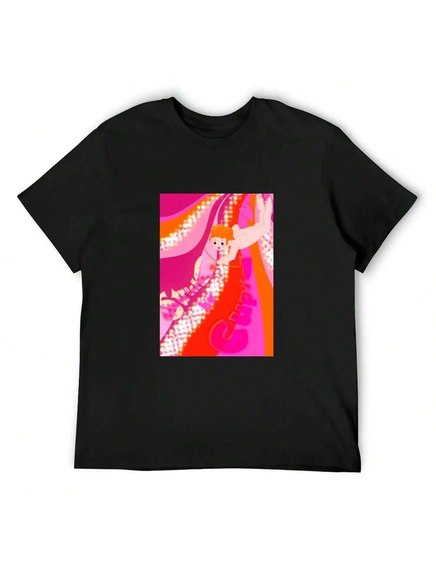 Funky Valentines - Struck By Cupid T-Shirt Shirts Graphic Tees Custom T-Shirts Shirts Graphic Tee Funny T-Shirt  Tshirt S разноцветный