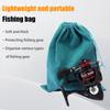 1/3Pcs Fishing Tackle Fishing Gear Accessories Wheel Storage Pouch Bag Fishing Reel Bag Portable Drawstring Reel Protect