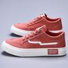 Fashion Classic Low Top Red Canvas Shoes For Men Casual Platform Skateboard Shoes Men Teenage Canvas Sneakers Men Vulcanized Sport Shoes