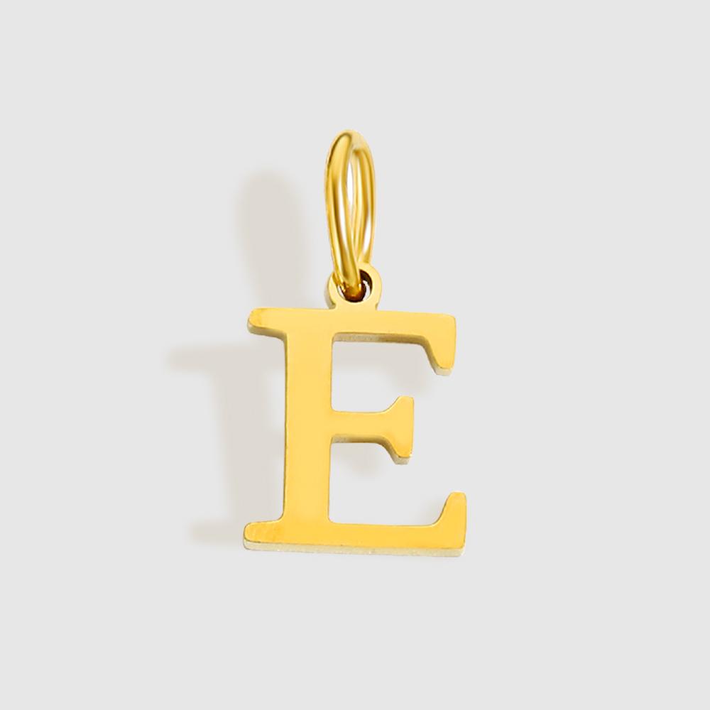 EMANCO Initial Alphabet Pendant Stainless Steel Charms for Making Necklace Minimalism Accessories Women's Jewelry Wholesale
