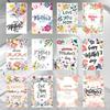 12pcs Festival Party Gift Card Foldable Message Card Mother's Day Greeting Card  Happy Mother's Day