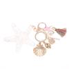 Women Pearl Starfish Accessories Key Ring Starfish Keychain Keychain Bag Pendant Decor Gifts