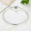 High quality bracelet 925 silver classic bucket buckle bracelet fit original charm beads DIY women's jewelry Gifts