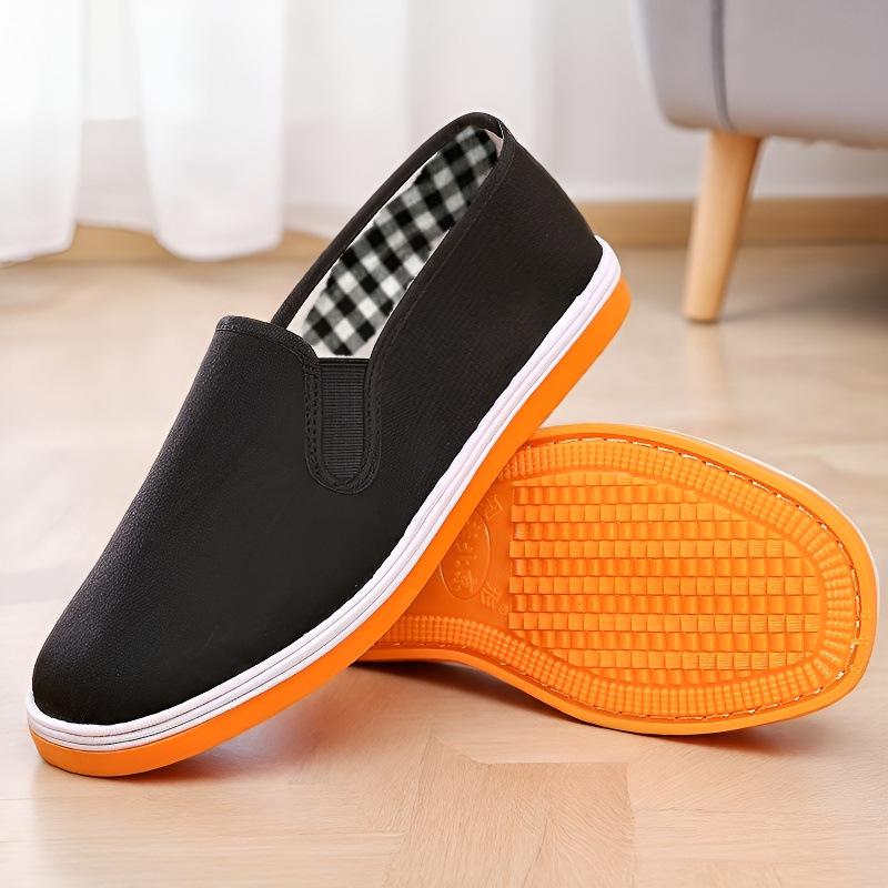Chaussures pour hommes Old Beijing Antidérapantes à Semelle Souple, Respirantes et Résistantes à l'Usure pour Personnes Âgées ou Chefs