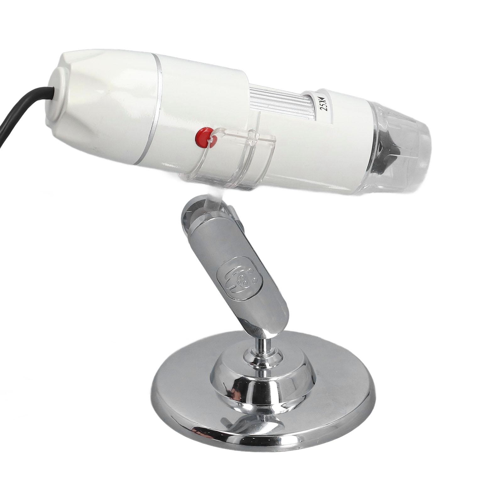 

Цифровой USB-микроскоп с датчиком CMOS от 25x до 400x, интерфейс TV AV, профессиональный цифровой микроскоп для EU Plug