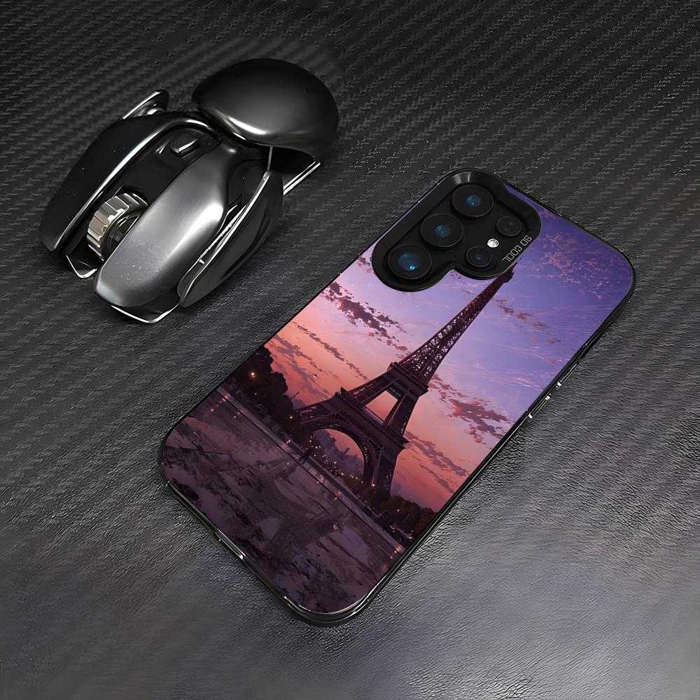 Eiffel Tower Paris Phone Case For Samsung A25 A33 5G A54 A36 A35 A56 A52 A14 Shockproof Colorful Cover