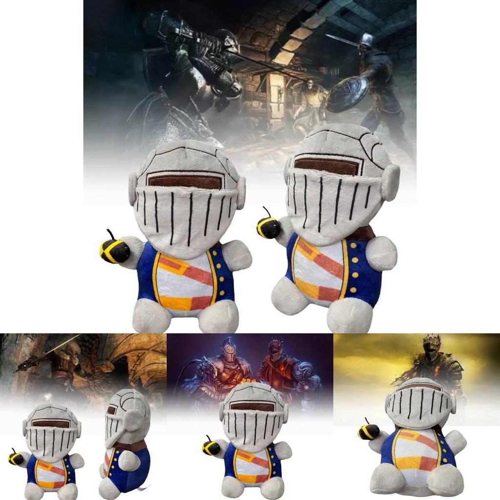 Adorable Dark Souls Lemon Plush Toy Super Soft Crystal Velvet Stuffed Doll 20cm
