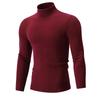 Men S Half Turtleneck Knit Sweater Solid Color Casual Spring Autumn