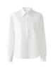 Women's Early Spring Loose Casual Lace Cotton Shirt with Bamboo Joint Design