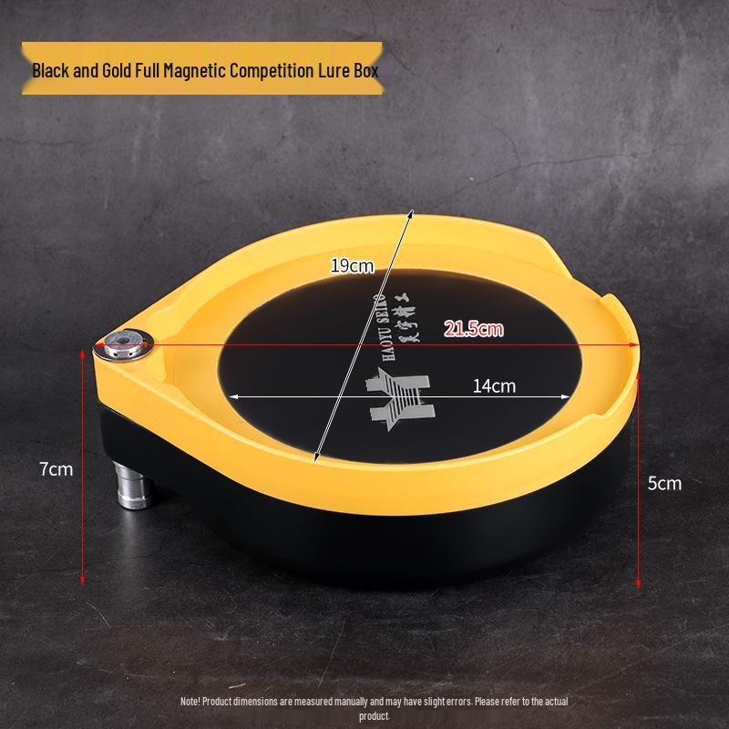 Universal ABS Fishing Tackle Box with Non-Magnetic Bait Tray