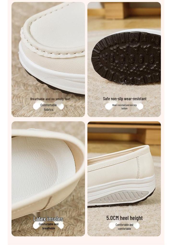 Women's 2025 Low-Cut Thick-Soled Woven Casual Shoes - Lightweight, Comfortable, Popular Model