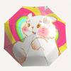 1pc Kawaii Cat Automatic Open/close Folding Umbrella, Compact Portable Travel Umbrella, Perfect Birthday/Christmas, Cute Umbrella, Durable C