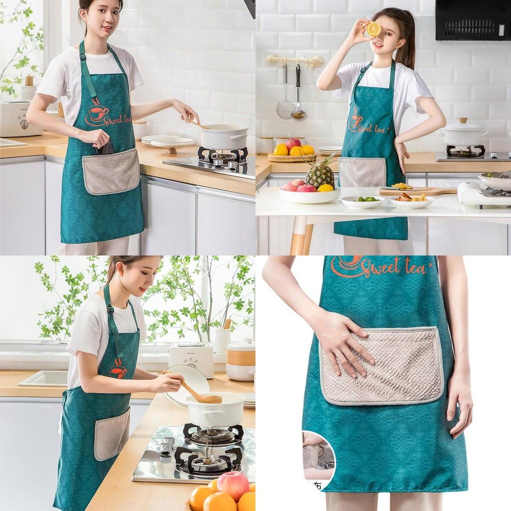 Apron Oil Proof Wastewater Catering Work Clothes Home Furnishings Kids Adults