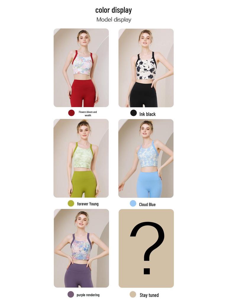 Damen Stoßfestes Sport-Yoga-Westen-BH mit hoher Intensität