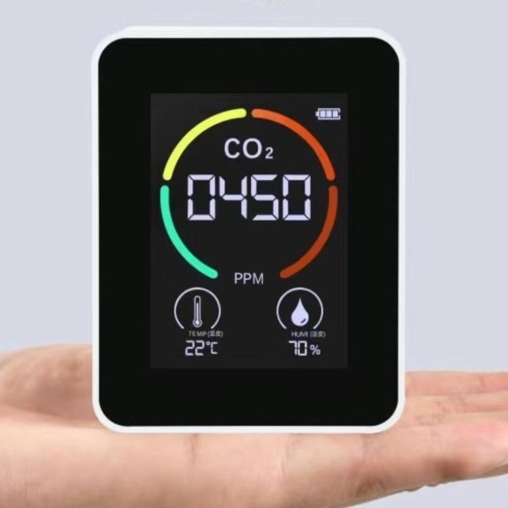 LCD Display Air Quality Detector 3 in 1 Air Quality Monitor TVOC Tester  Home Environment