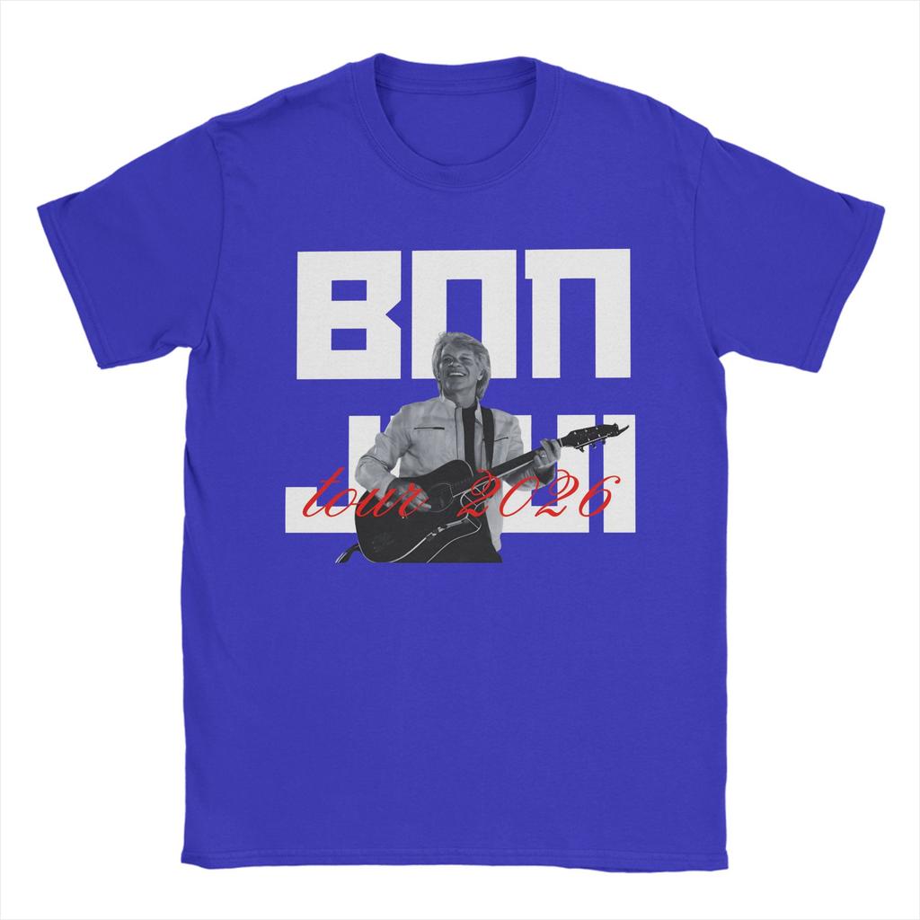 Bons Jovis Tour 2026 Tee Shirt for Men Women Print T Shirts Cotton Clothes