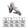 Sommer Angeln Atmungsaktiver Eisseide Halbfingerhandschuh Bedruckter Atmungsaktiver Sonnenschutzhandschuh Waschbar Outdoor Radfahren Sportausrüstung